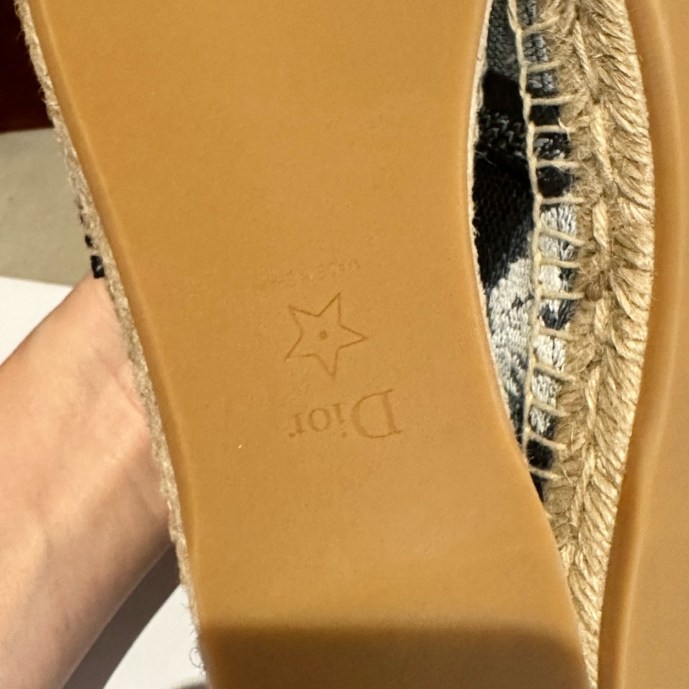 New Authentic Christian Dior Espadrilles - Picture 3 of 10